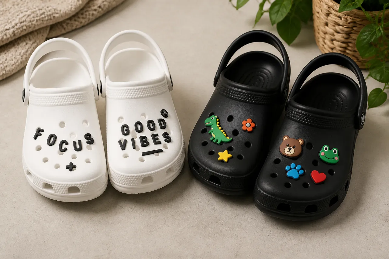idei de stil pentru personalizarea încălțămintei Crocs