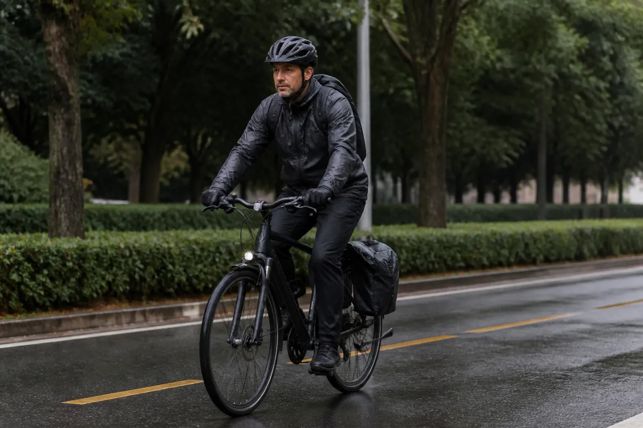 accesorii pentru bicicletă care protejează de ploaie