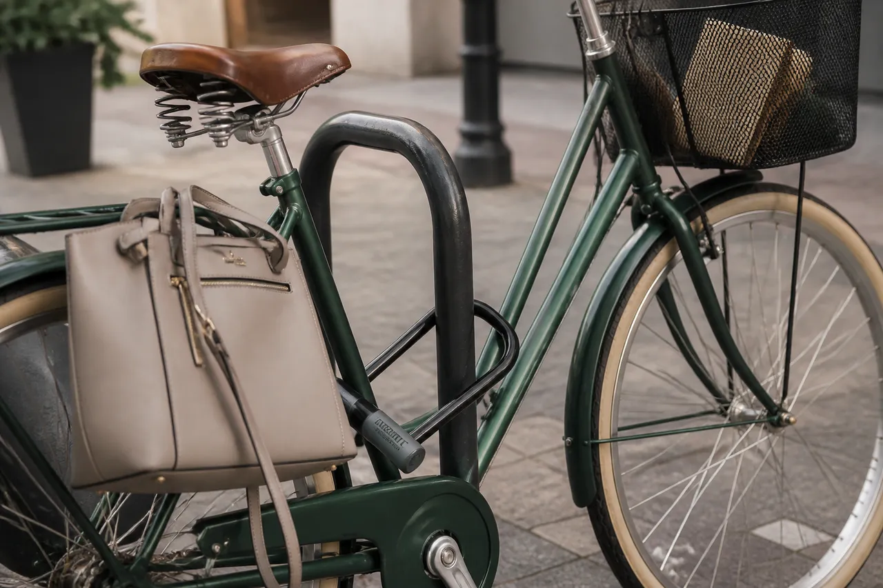 antifurt rezistent pentru bicicletă în oraș