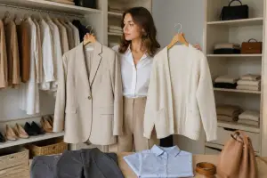 Sacou structurat sau cardigan moale alegerea care schimbă mesajul ținutei