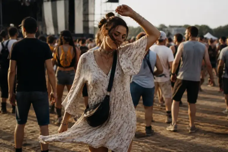 Stil de festival care rezistă dansului și rămâne util după eveniment